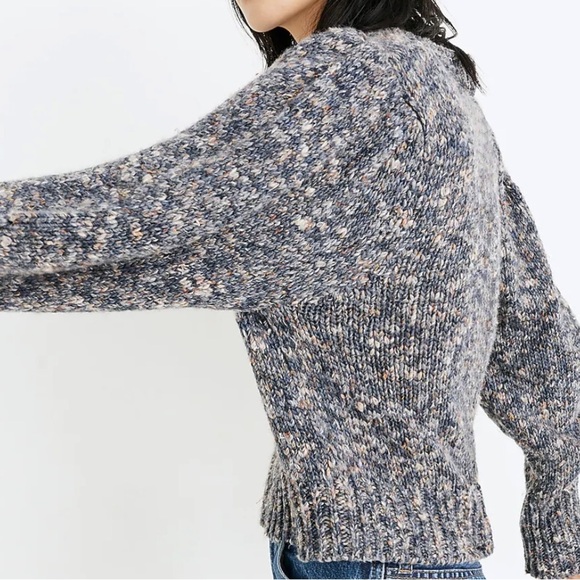 SOLD Madewell Pleat Shoulder Pullover Sweater XXS - Picture 2 of 15